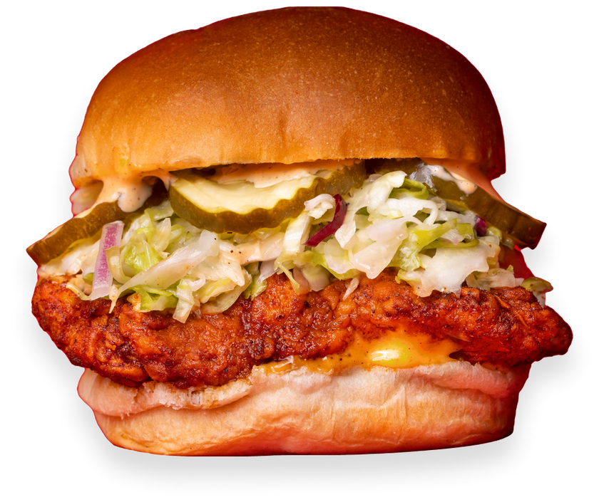 Nashville hot chicken sandwich
